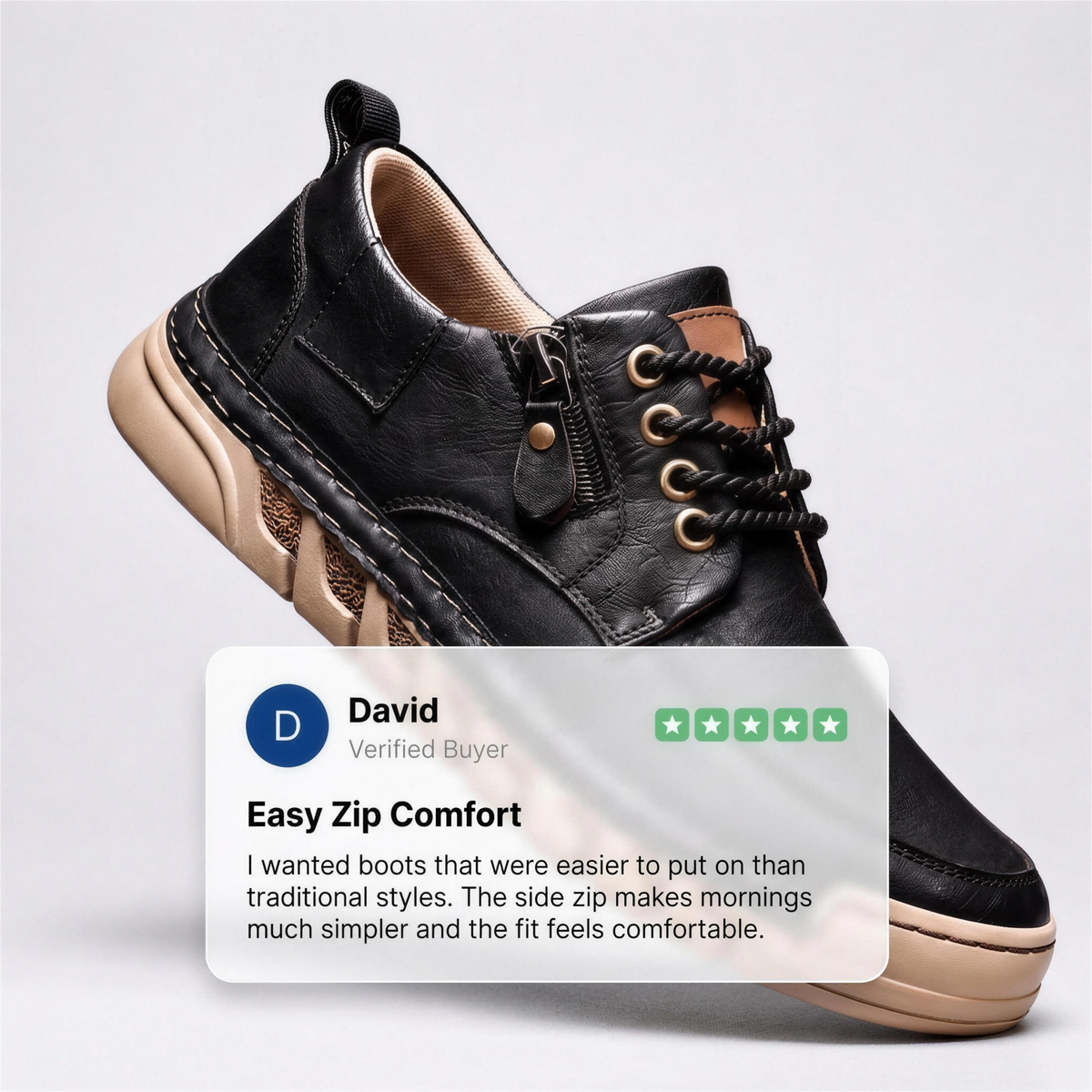 Classic Leather Casual Trainers