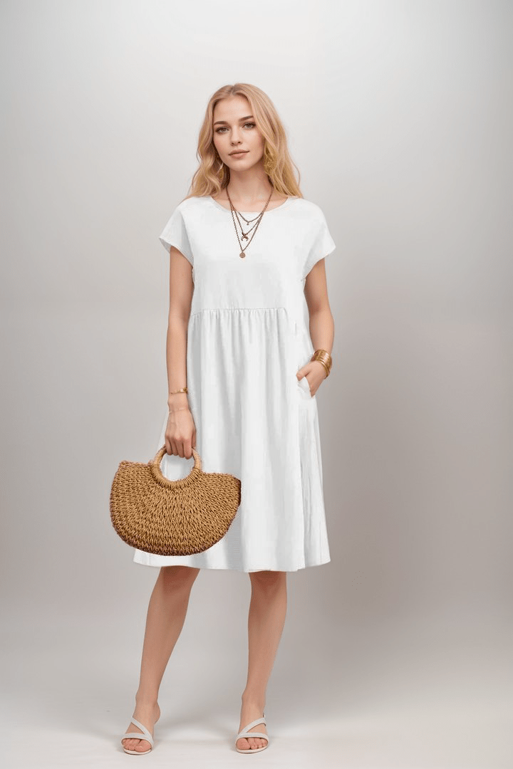 Image of Ellen | Women's Casual A-Line Midi Dress