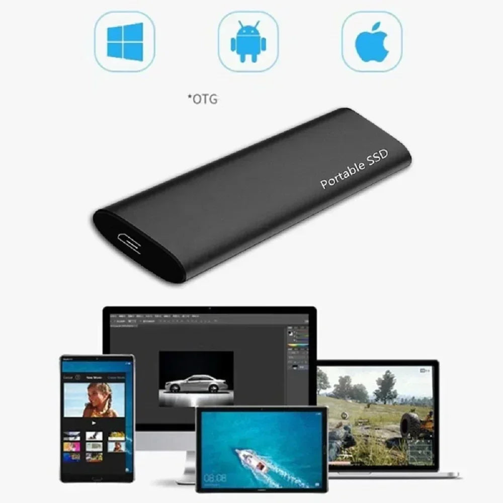 Bel Hills | External Portable SSD | High-Speed Solid State Drive | Black