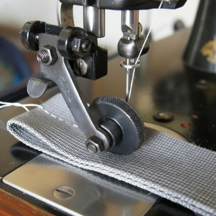 Leather Roller Foot for Sewing Machine | Smooth Feeding | Rotating Wheel