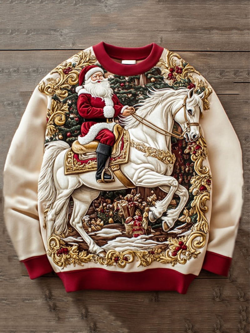 Men's Christmas Sweater with Festive Design