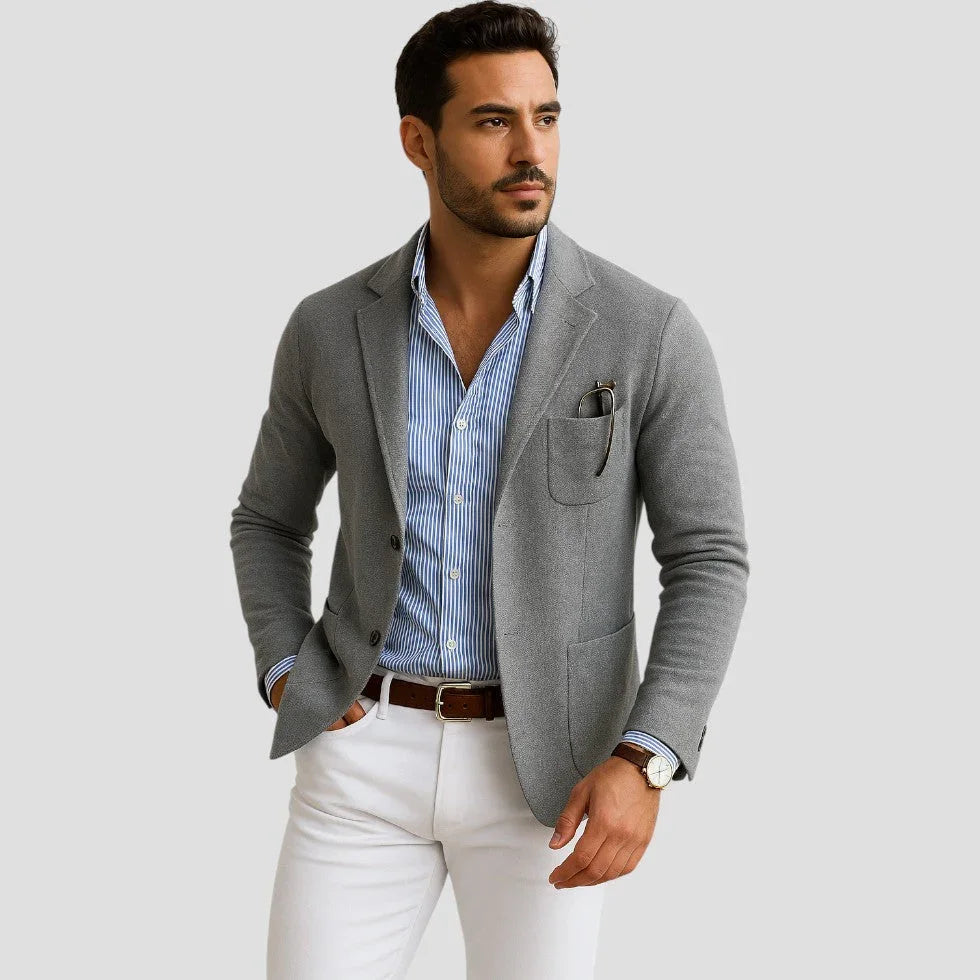 Men's Classic Lapel Blazer