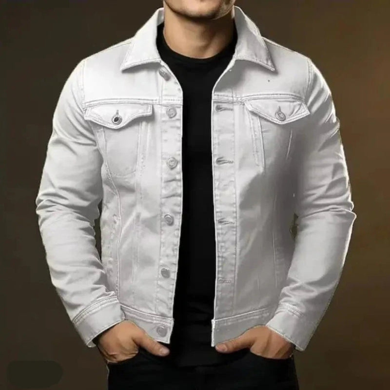 Men's Denim Jacket - Rugged and Timeless Streetwear Jacket