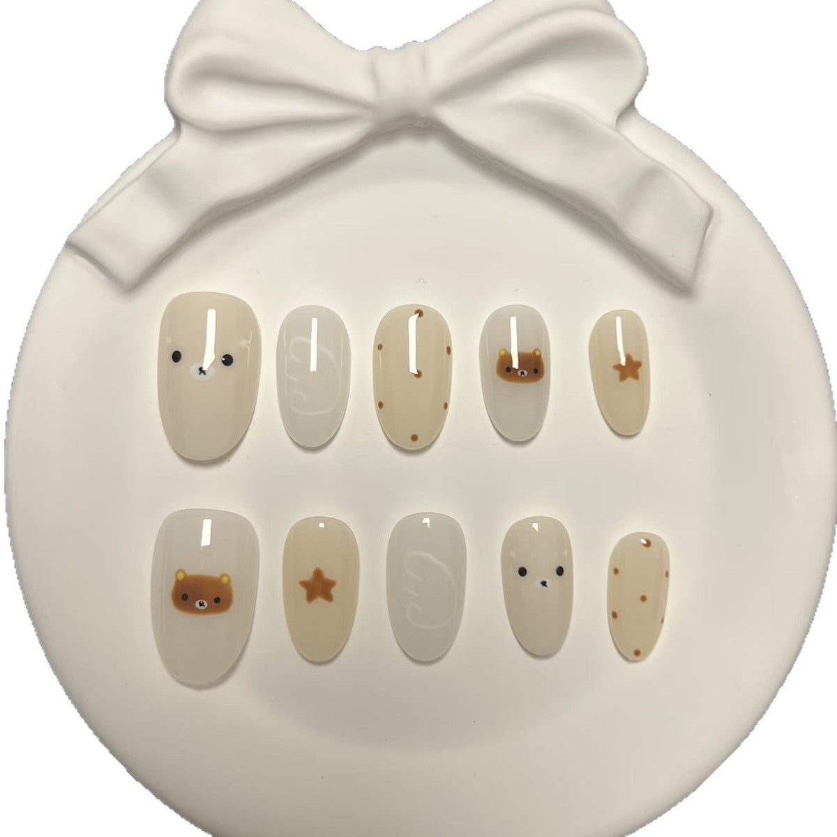 Playful Themed Press-On Nail Set