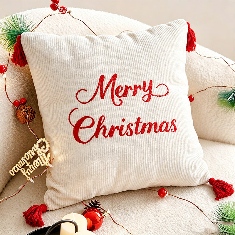 Polyester Christmas Decorative Pillow