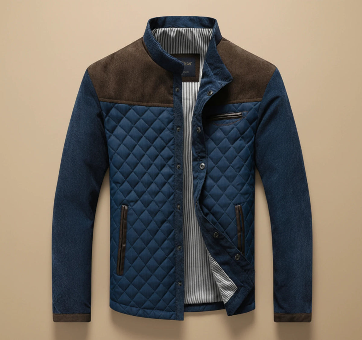 Quilted Casual Jacket for Men