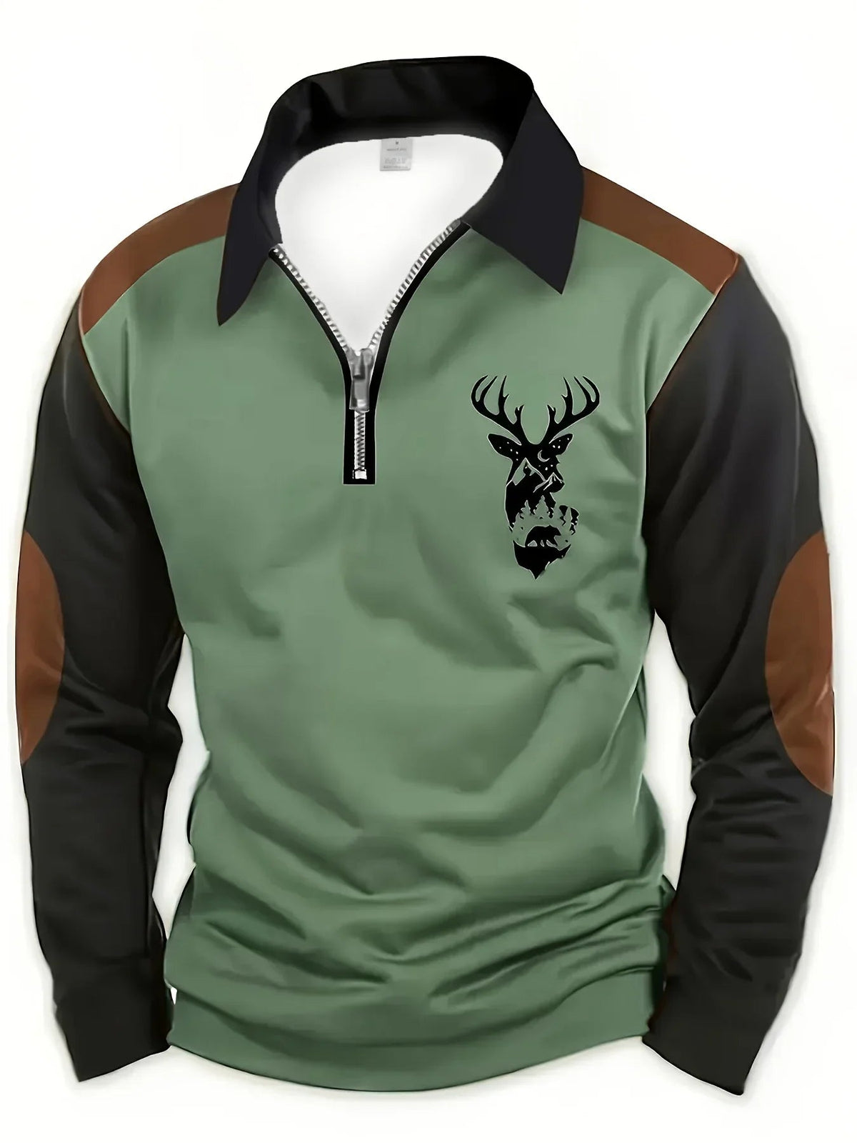 Image of Richard | Men's Half Zip Pullover Sweater