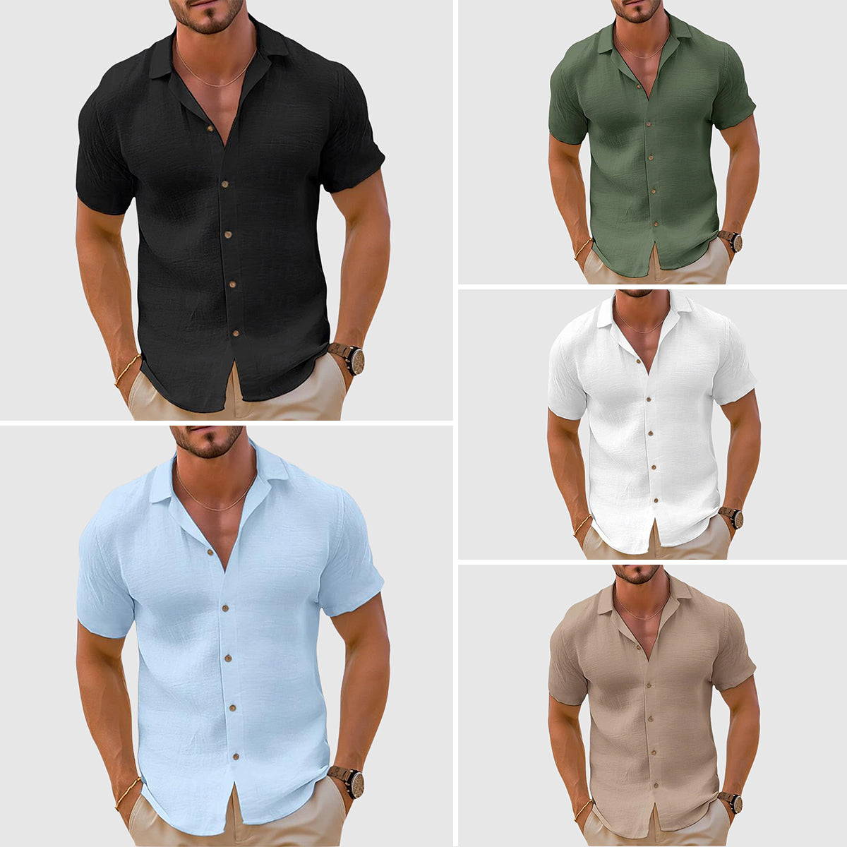 Image of Timothy | Men's Button-Down Casual Shirt