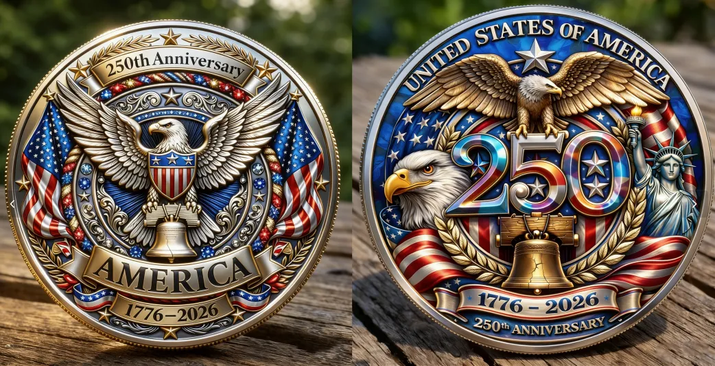 U.S. 250th Anniversary Commemorative Coin