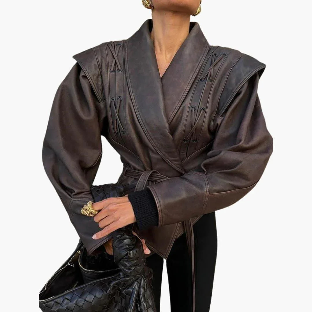 Women's Jacket with Button Placket