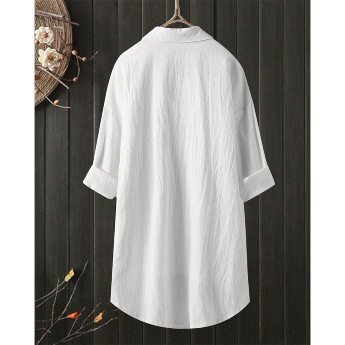 Women's Long-Sleeve Blouse with Airy Cut
