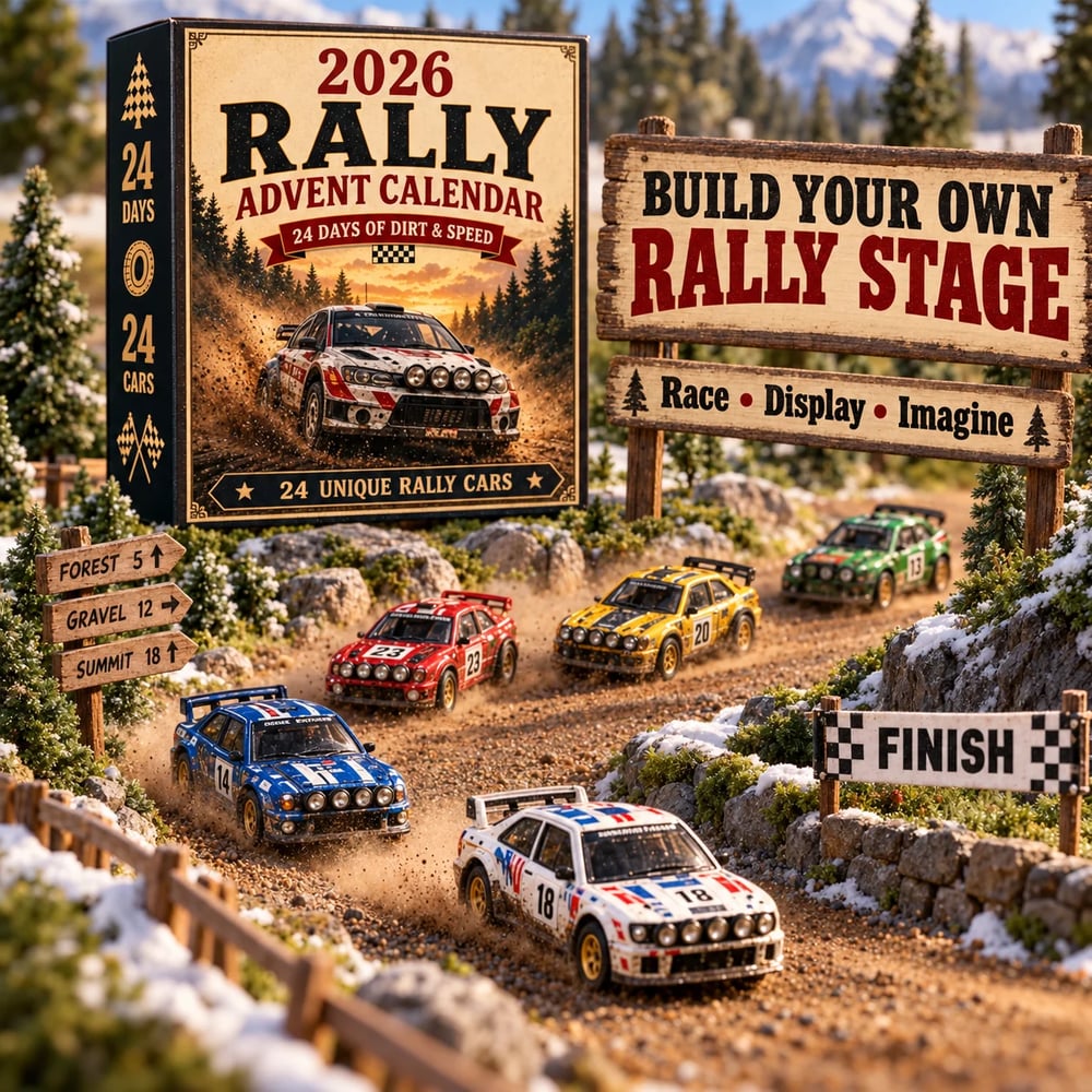 2026 Rally Advent Calendar – 24 Days of Collectible Rally Cars