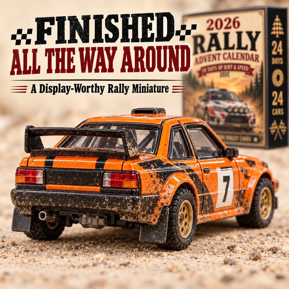 2026 Rally Advent Calendar – 24 Days of Collectible Rally Cars