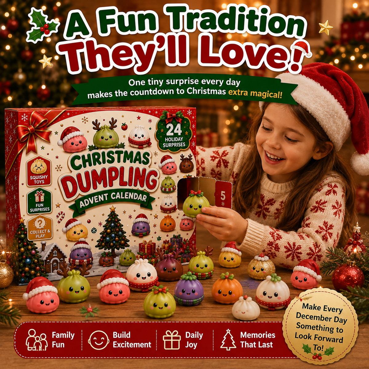 24 Days of Christmas Mini Squishies