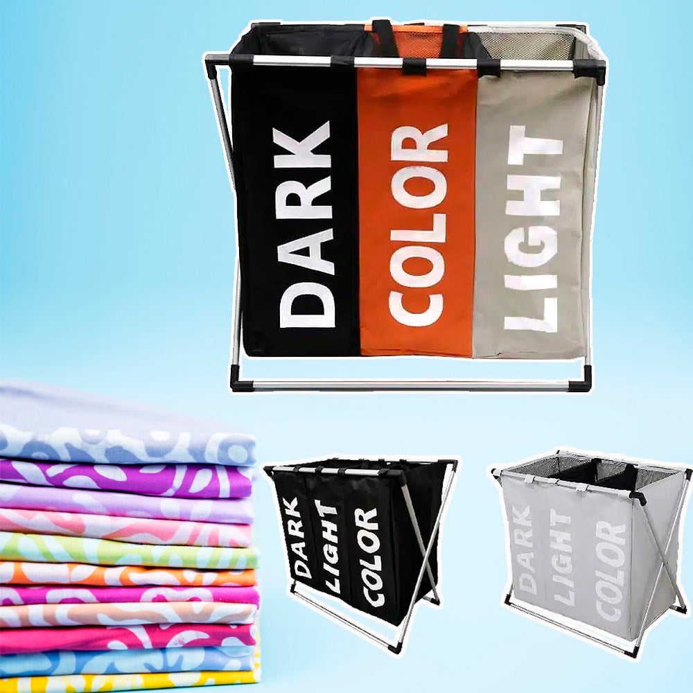 3-Section Laundry Hamper