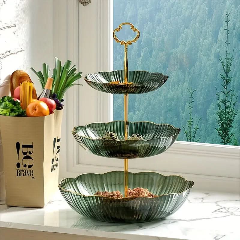 3-Tier Modern Fruit Bowl Organizer
