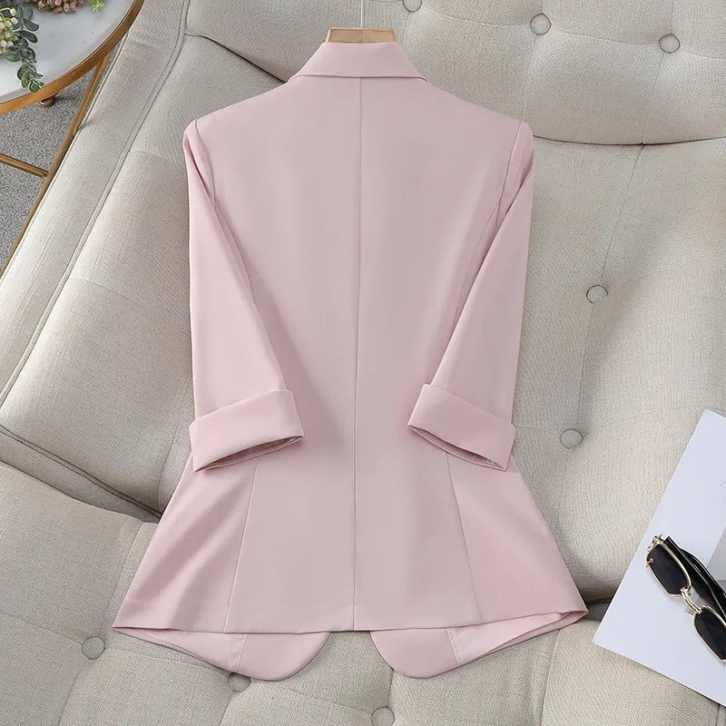 Image of Vanessa | Women's Fitted 3/4 Sleeve Blazer