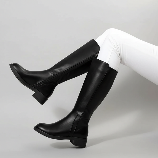 Knee | Orthopedic Block Heel Boots