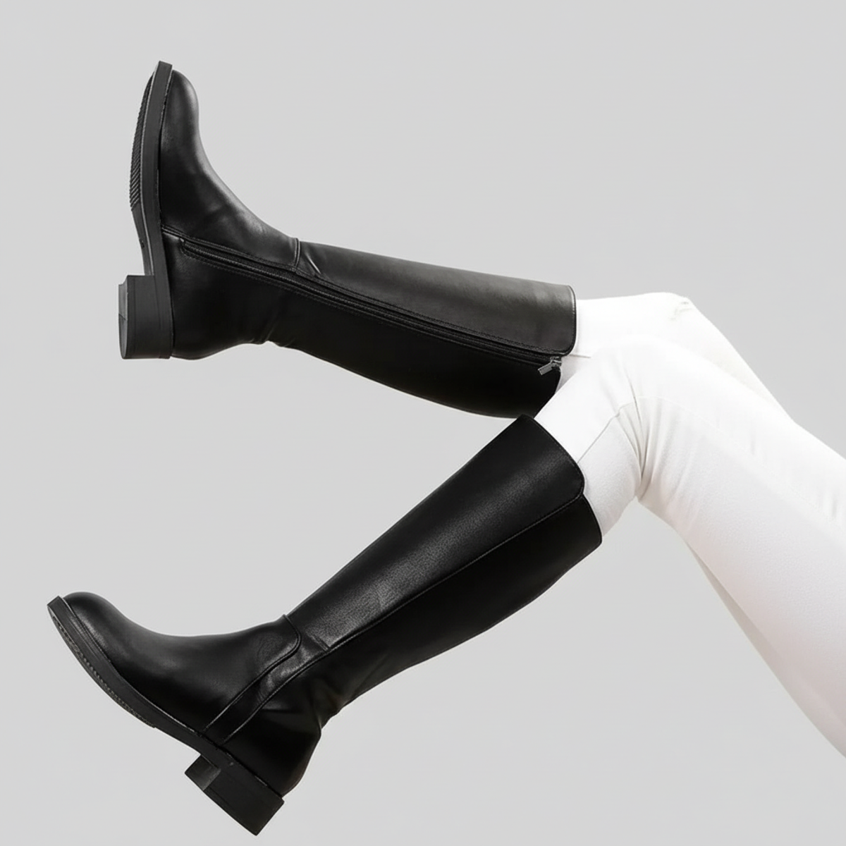 Knee | Orthopedic Block Heel Boots