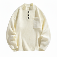 Pocket Henley Sweater for Men
