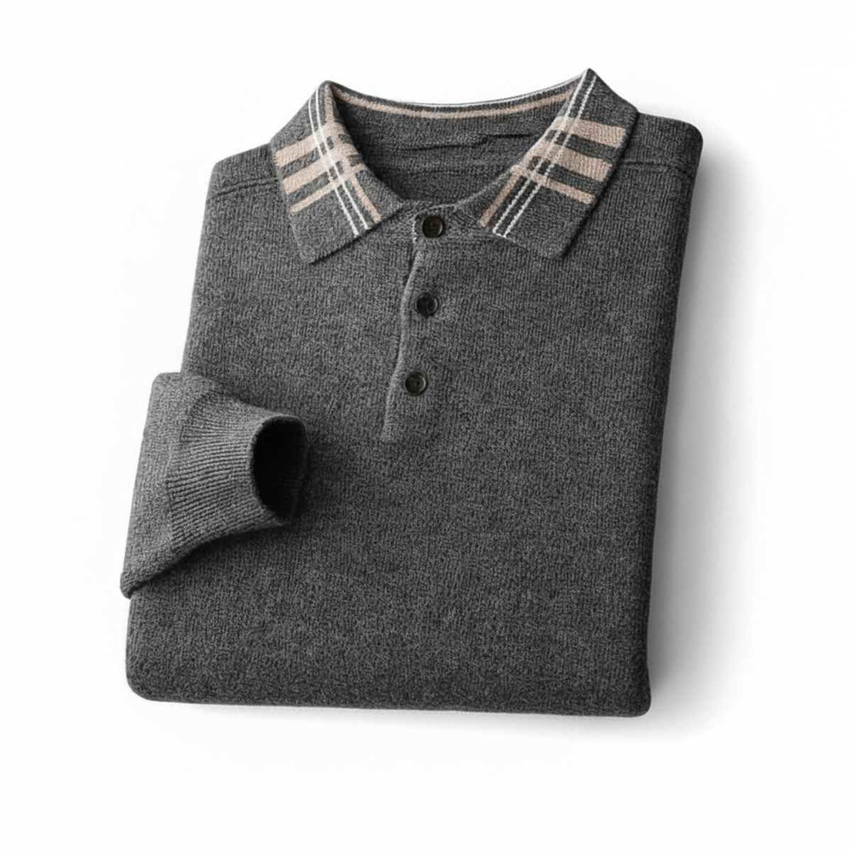 Polo Collar Sweater for Men