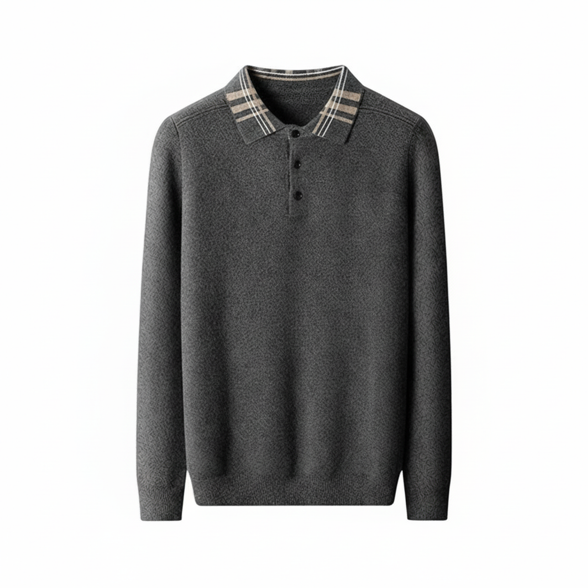 Polo Collar Sweater for Men