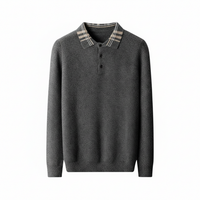 Polo Collar Sweater for Men