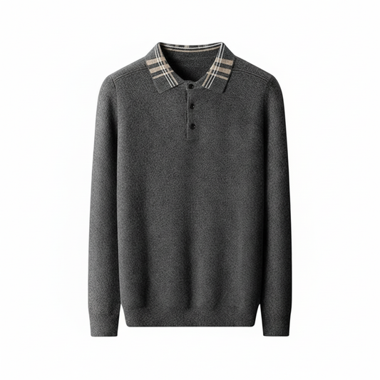 Polo Collar Sweater for Men