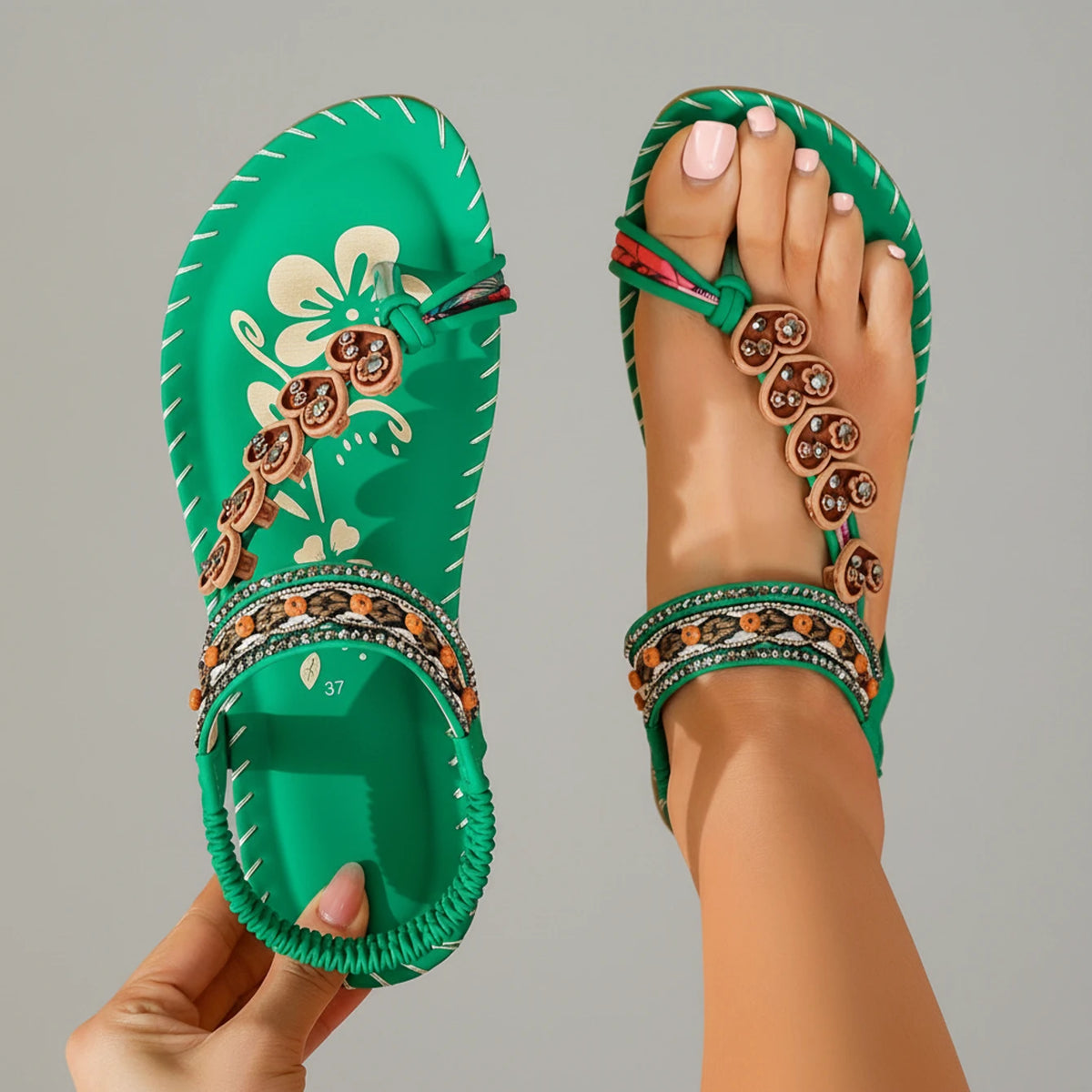 Thong Bohemian Sandals for Women