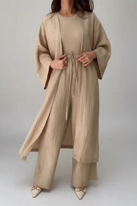 Wide Leg Two-Piece Pant Set for Women