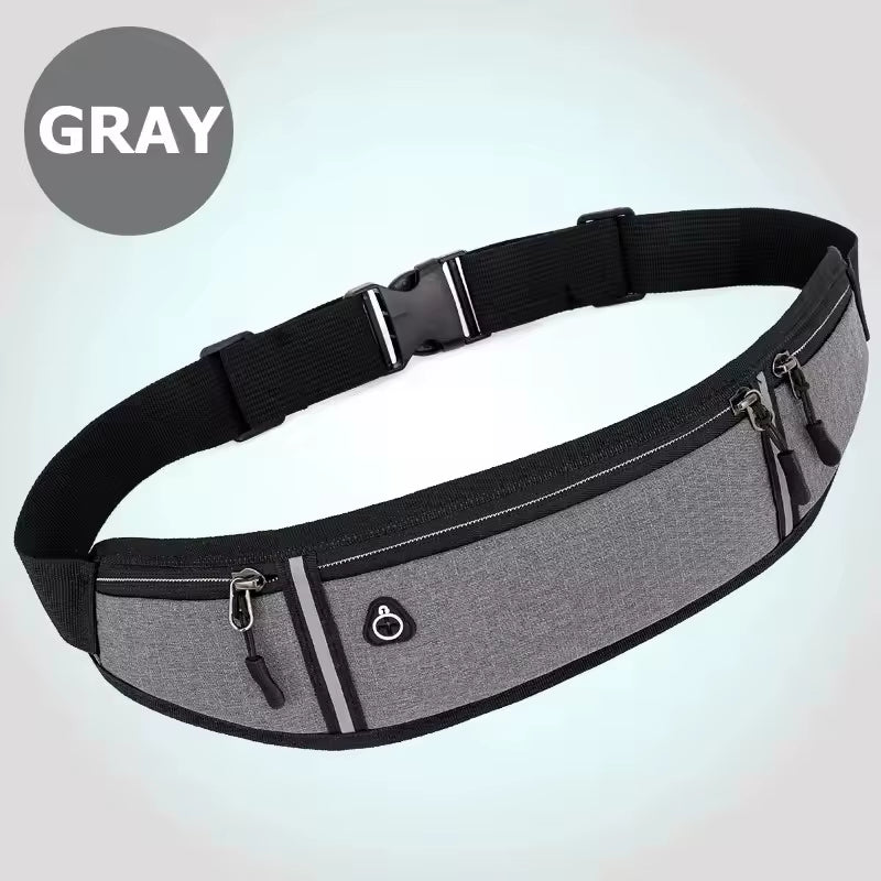 Adjustable Running Belt with Hidden Phone Pocket