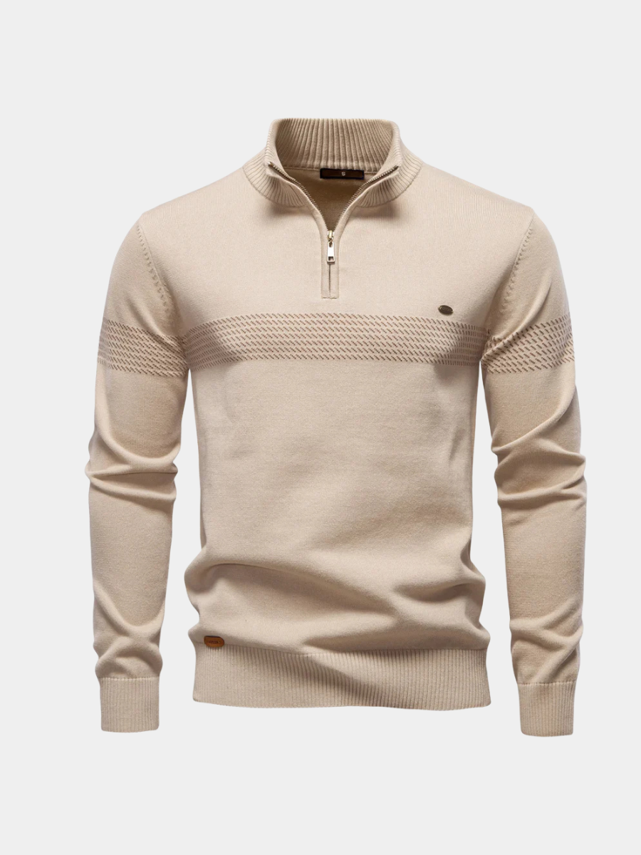 Image of Albert | Men's Half-Zip Sweater