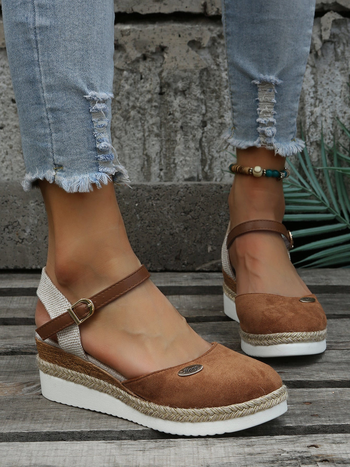 Image of Amber | Women's Ankle Strap Platform Sandals