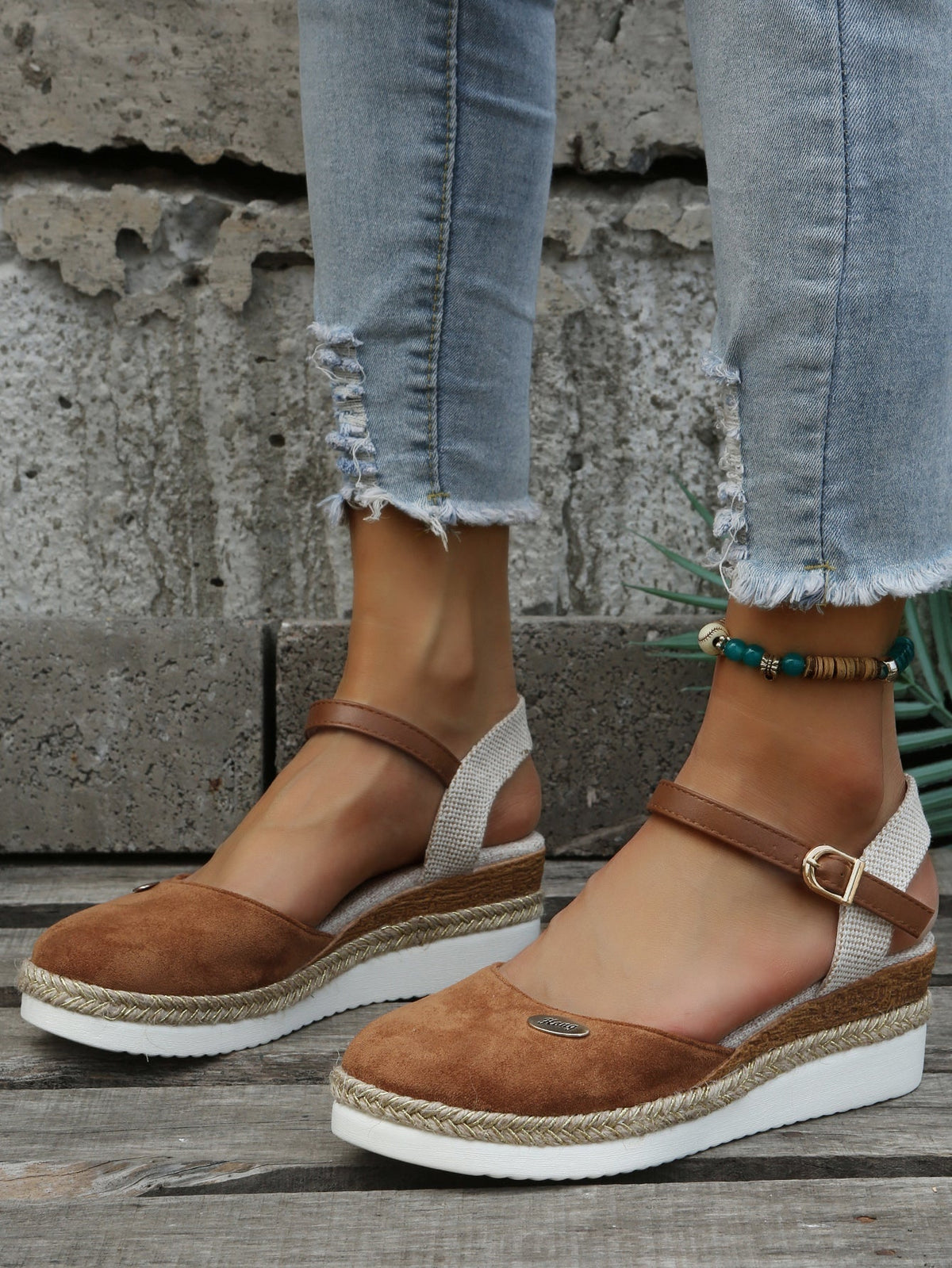 Image of Amber | Women's Ankle Strap Platform Sandals