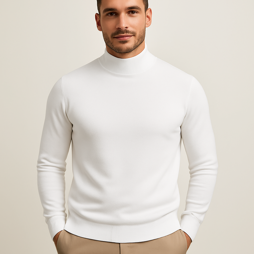 Image of Arlo | Men's Fitted Turtleneck Sweater