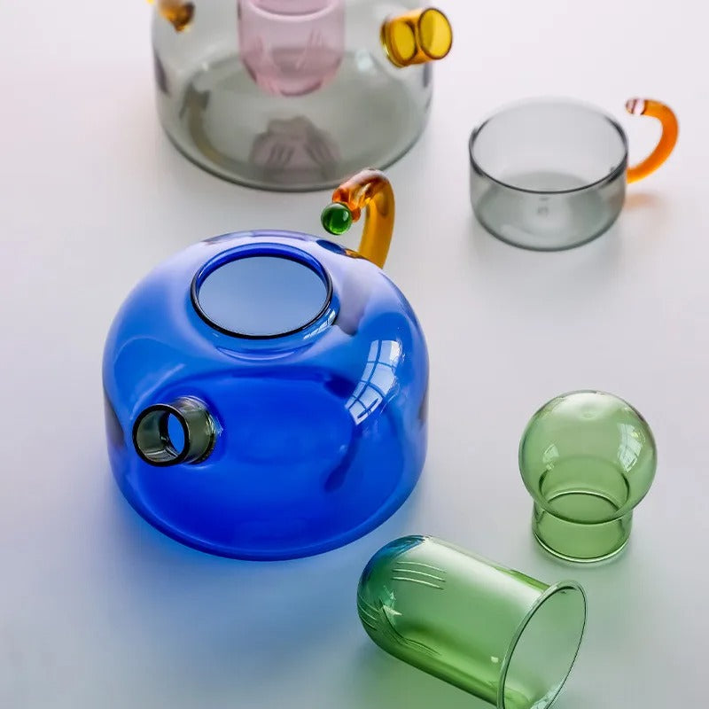Artistic Tokyo Teapot and Cup