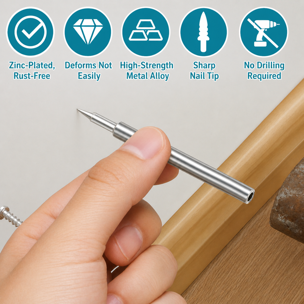 Baseboards | Baseboard Nail Set | Double Head System Installation | BaseFix Pro