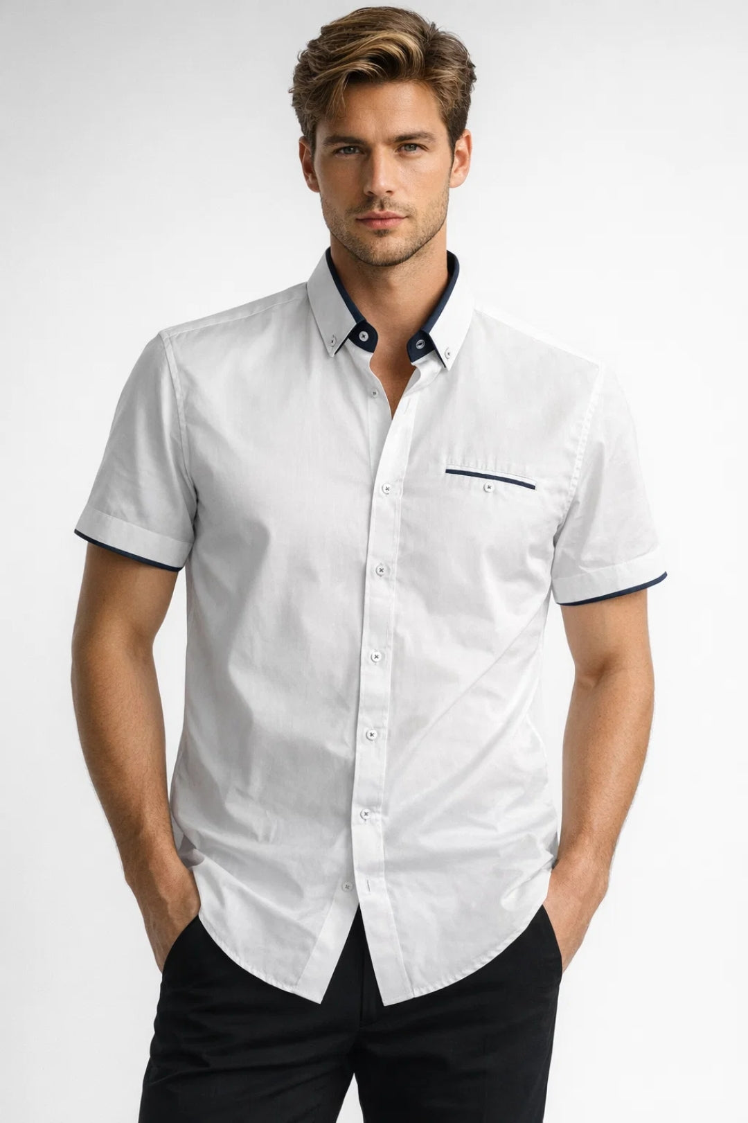 Image of Brad | Men's Button-Down Casual Shirt
