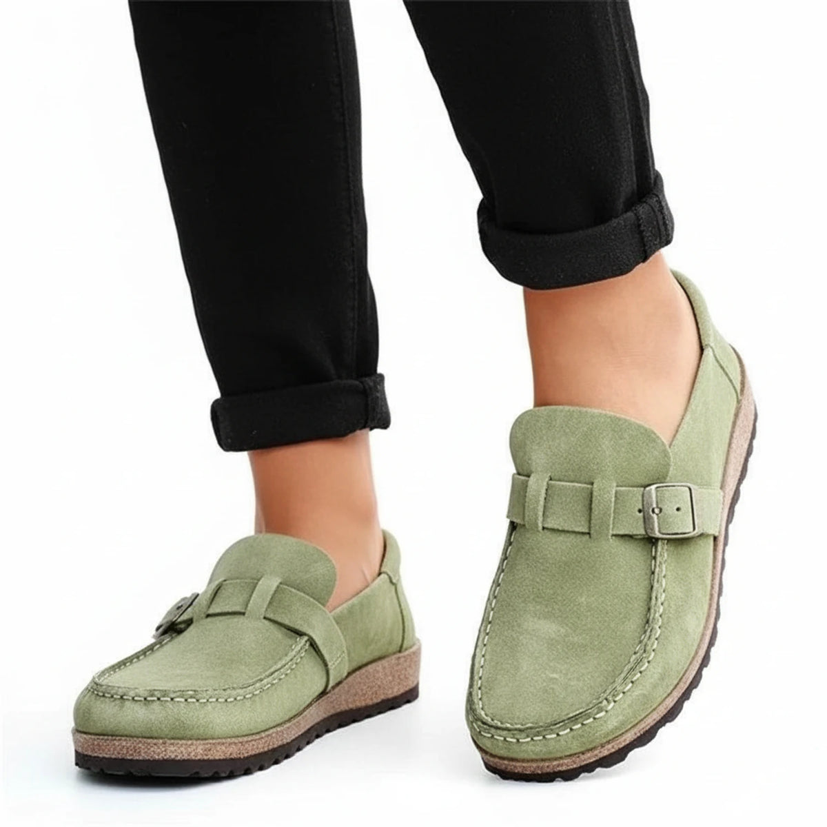 Buckle Detail Mules for Women