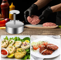 Burger Press Stainless Steel | Perfect Homemade Patties