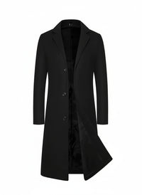 Long Formal Winter Overcoat for Men
