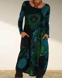 Camille | Women's Long Sleeve Maxi Dress