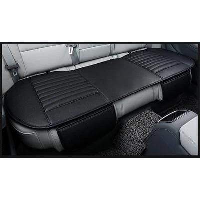 Car Seat Cushion with Leather Cover and Bamboo Charcoal for Front or Rear Seat