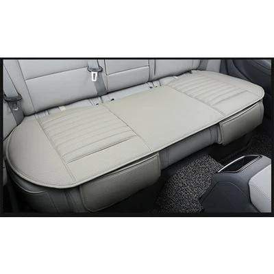 Car Seat Cushion with Leather Cover and Bamboo Charcoal for Front or Rear Seat
