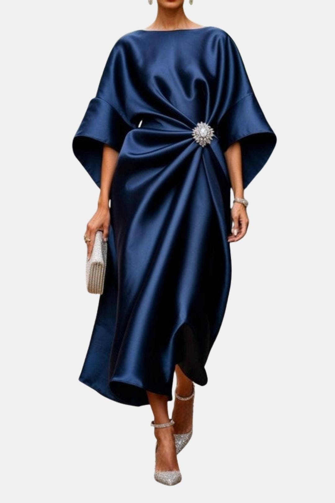 Image of Cara | Women's Wrap Midi Dress