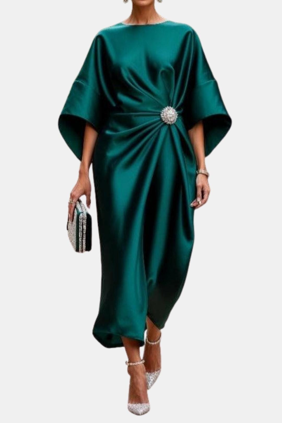 Image of Cara | Women's Wrap Midi Dress