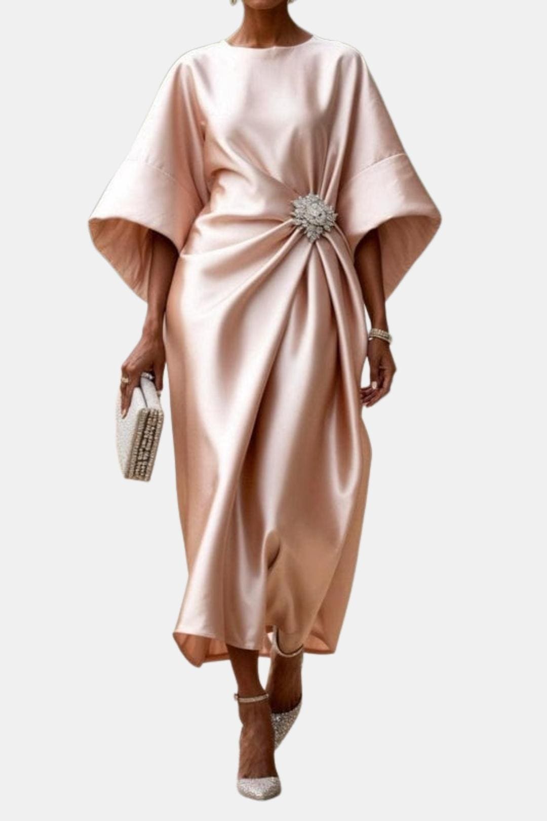 Image of Cara | Women's Wrap Midi Dress