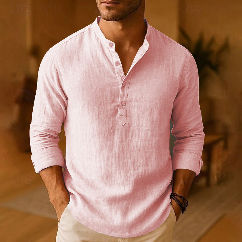 Image of Carl | Men's Long Sleeve Casual Shirt