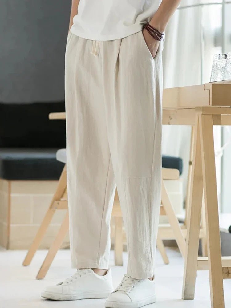 Image of Carter | Men's Drawstring Wide Leg Pants