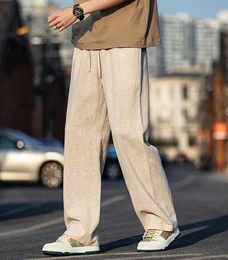 Image of Carter | Men's Drawstring Wide Leg Pants